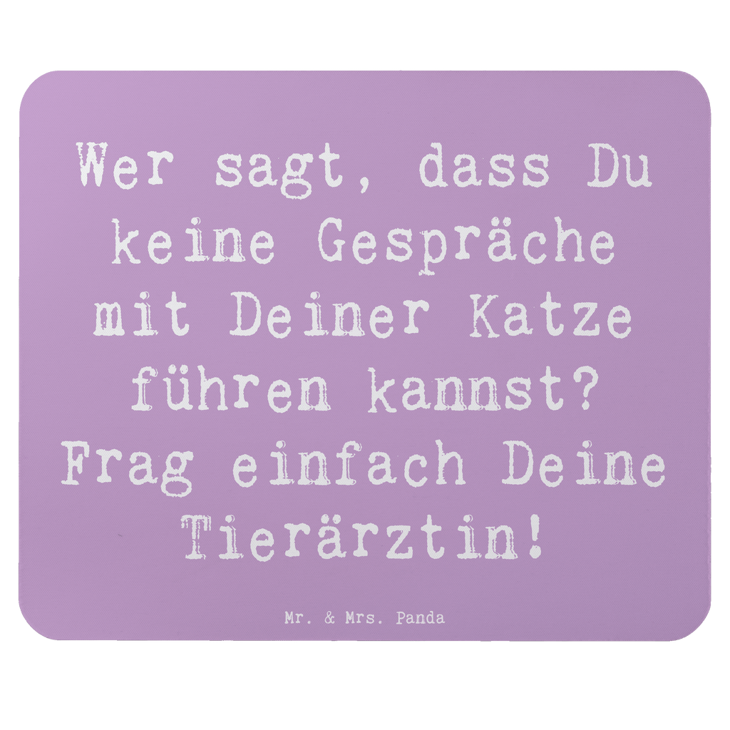 Mauspad Spruch Wer sagt, dass Du keine Gespräche mit Deiner Katze führen kannst? Frag einfach Deine Tierärztin! Mousepad, Computer zubehör, Büroausstattung, PC Zubehör, Arbeitszimmer, Mauspad, Einzigartiges Mauspad, Designer Mauspad, Mausunterlage, Mauspad Büro, Beruf, Ausbildung, Jubiläum, Abschied, Rente, Kollege, Kollegin, Geschenk, Schenken, Arbeitskollege, Mitarbeiter, Firma, Danke, Dankeschön