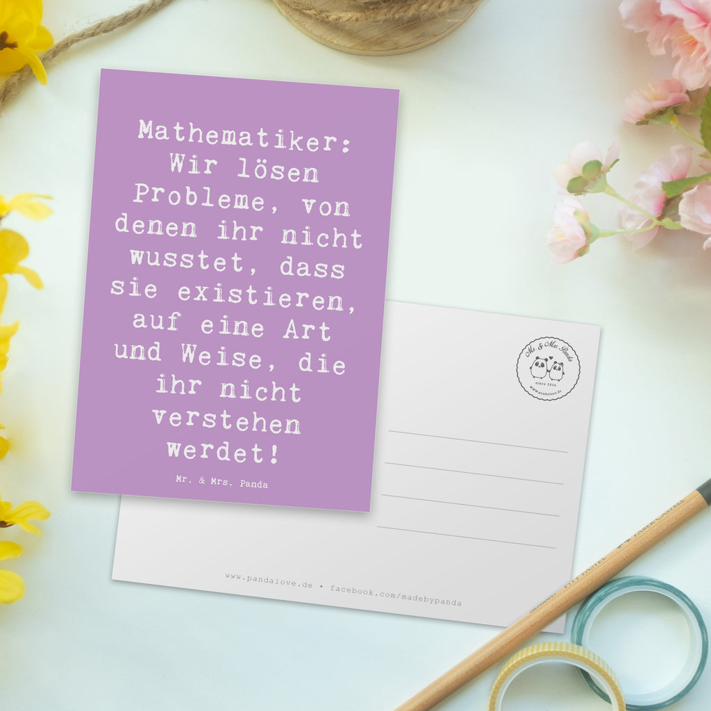 Postkarte Spruch Mathematiker: Wir lösen Probleme, von denen ihr nicht wusstet, dass sie existieren, auf eine Art und Weise, die ihr nicht verstehen werdet! Postkarte, Karte, Geschenkkarte, Grußkarte, Einladung, Ansichtskarte, Geburtstagskarte, Einladungskarte, Dankeskarte, Ansichtskarten, Einladung Geburtstag, Einladungskarten Geburtstag, Beruf, Ausbildung, Jubiläum, Abschied, Rente, Kollege, Kollegin, Geschenk, Schenken, Arbeitskollege, Mitarbeiter, Firma, Danke, Dankeschön