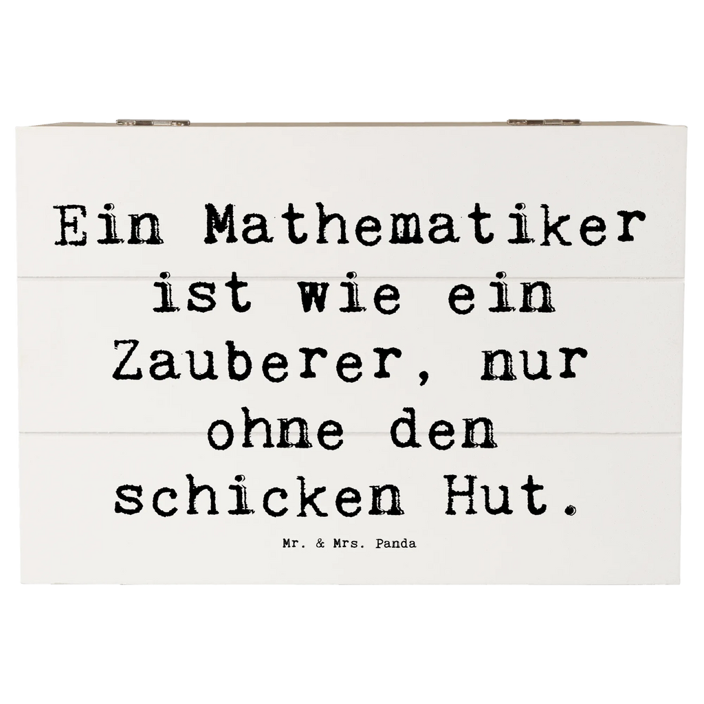 Holzkiste Spruch Ein Mathematiker ist wie ein Zauberer, nur ohne den schicken Hut. Holzkiste, Kiste, Schatzkiste, Truhe, Schatulle, XXL, Erinnerungsbox, Erinnerungskiste, Dekokiste, Aufbewahrungsbox, Geschenkbox, Geschenkdose, Beruf, Ausbildung, Jubiläum, Abschied, Rente, Kollege, Kollegin, Geschenk, Schenken, Arbeitskollege, Mitarbeiter, Firma, Danke, Dankeschön