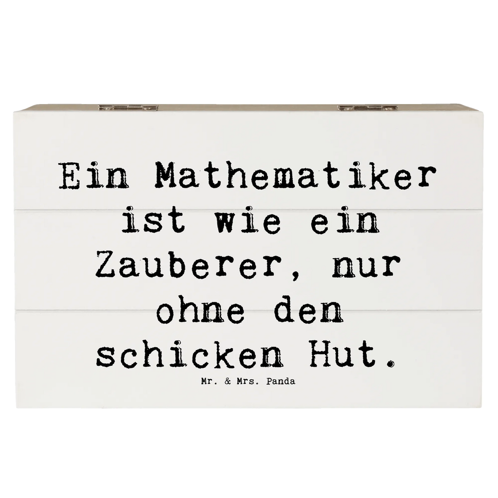 Holzkiste Spruch Ein Mathematiker ist wie ein Zauberer, nur ohne den schicken Hut. Holzkiste, Kiste, Schatzkiste, Truhe, Schatulle, XXL, Erinnerungsbox, Erinnerungskiste, Dekokiste, Aufbewahrungsbox, Geschenkbox, Geschenkdose, Beruf, Ausbildung, Jubiläum, Abschied, Rente, Kollege, Kollegin, Geschenk, Schenken, Arbeitskollege, Mitarbeiter, Firma, Danke, Dankeschön