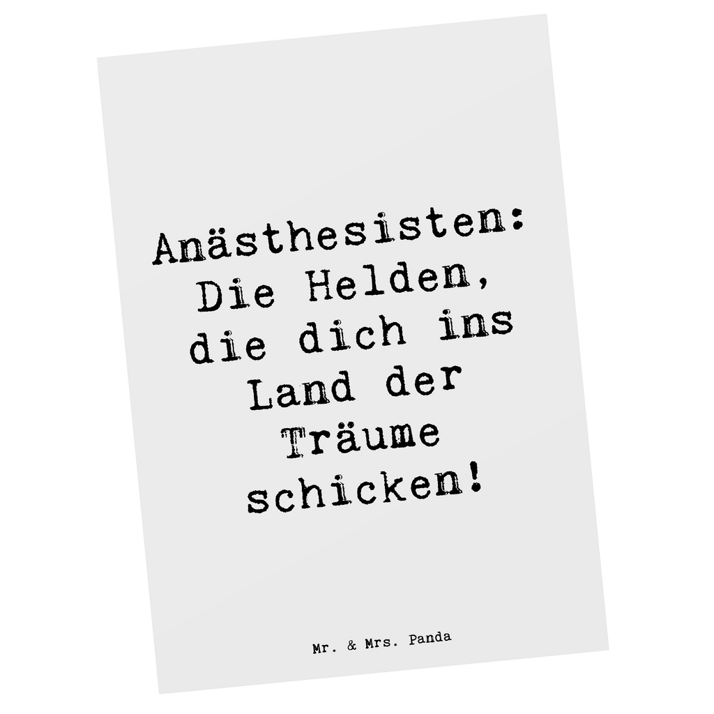 Postkarte Spruch Anästhesisten: Die Helden, die dich ins Land der Träume schicken! Postkarte, Karte, Geschenkkarte, Grußkarte, Einladung, Ansichtskarte, Geburtstagskarte, Einladungskarte, Dankeskarte, Ansichtskarten, Einladung Geburtstag, Einladungskarten Geburtstag, Beruf, Ausbildung, Jubiläum, Abschied, Rente, Kollege, Kollegin, Geschenk, Schenken, Arbeitskollege, Mitarbeiter, Firma, Danke, Dankeschön