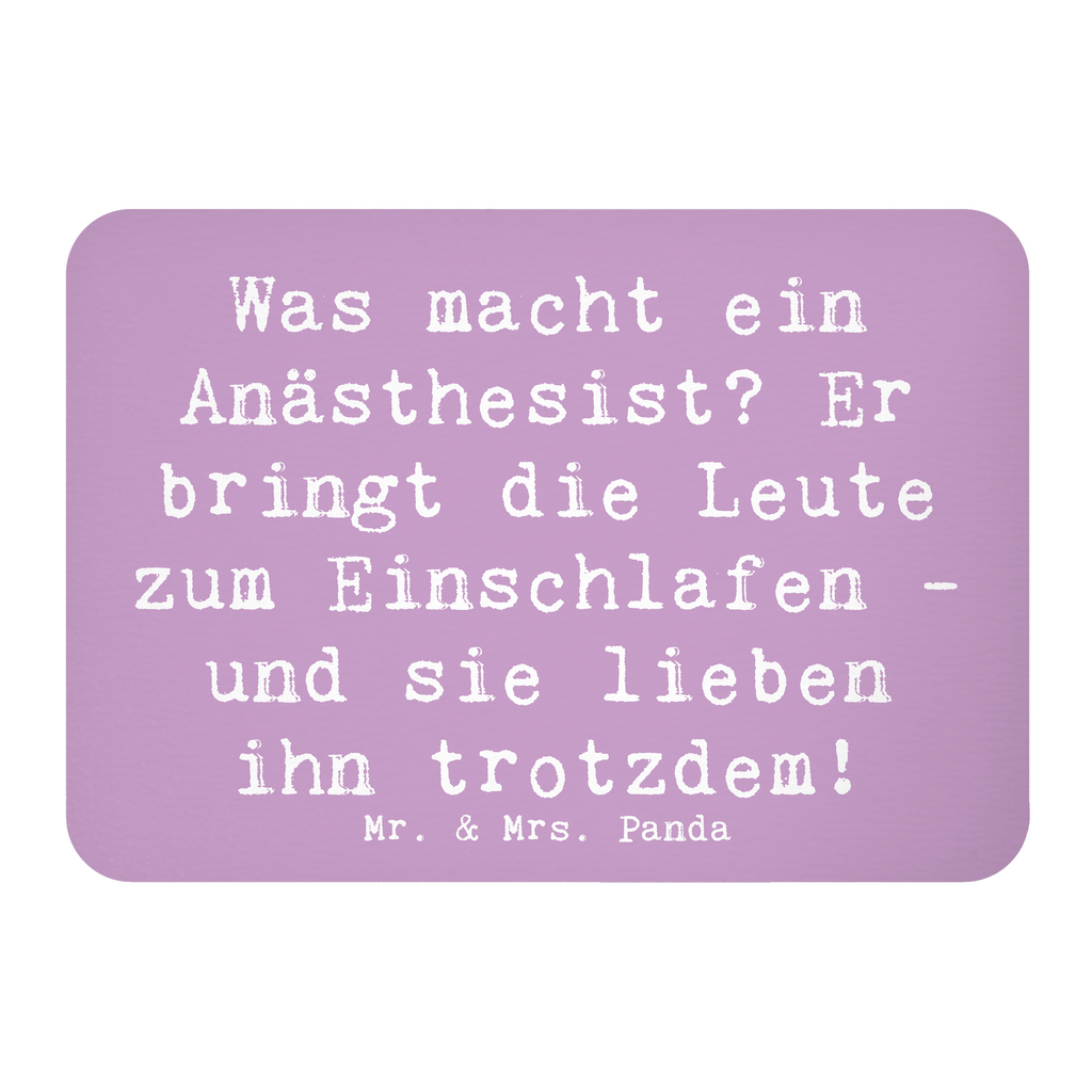 Magnet Spruch Was macht ein Anästhesist? Er bringt die Leute zum Einschlafen - und sie lieben ihn trotzdem! Kühlschrankmagnet, Pinnwandmagnet, Souvenir Magnet, Motivmagnete, Dekomagnet, Whiteboard Magnet, Notiz Magnet, Kühlschrank Dekoration, Beruf, Ausbildung, Jubiläum, Abschied, Rente, Kollege, Kollegin, Geschenk, Schenken, Arbeitskollege, Mitarbeiter, Firma, Danke, Dankeschön