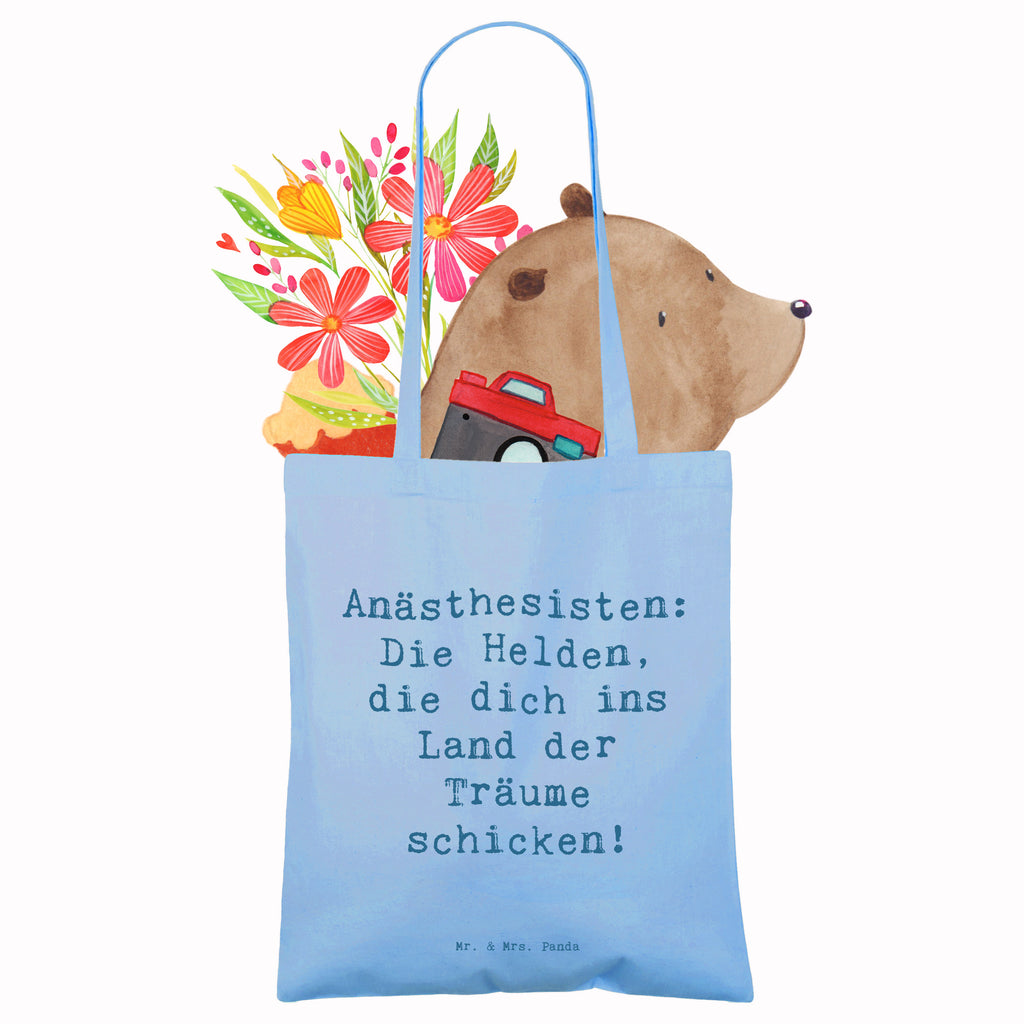 Tragetasche Spruch Anästhesisten: Die Helden, die dich ins Land der Träume schicken! Beuteltasche, Beutel, Einkaufstasche, Jutebeutel, Stoffbeutel, Tasche, Shopper, Umhängetasche, Strandtasche, Schultertasche, Stofftasche, Tragetasche, Badetasche, Jutetasche, Einkaufstüte, Laptoptasche, Beruf, Ausbildung, Jubiläum, Abschied, Rente, Kollege, Kollegin, Geschenk, Schenken, Arbeitskollege, Mitarbeiter, Firma, Danke, Dankeschön