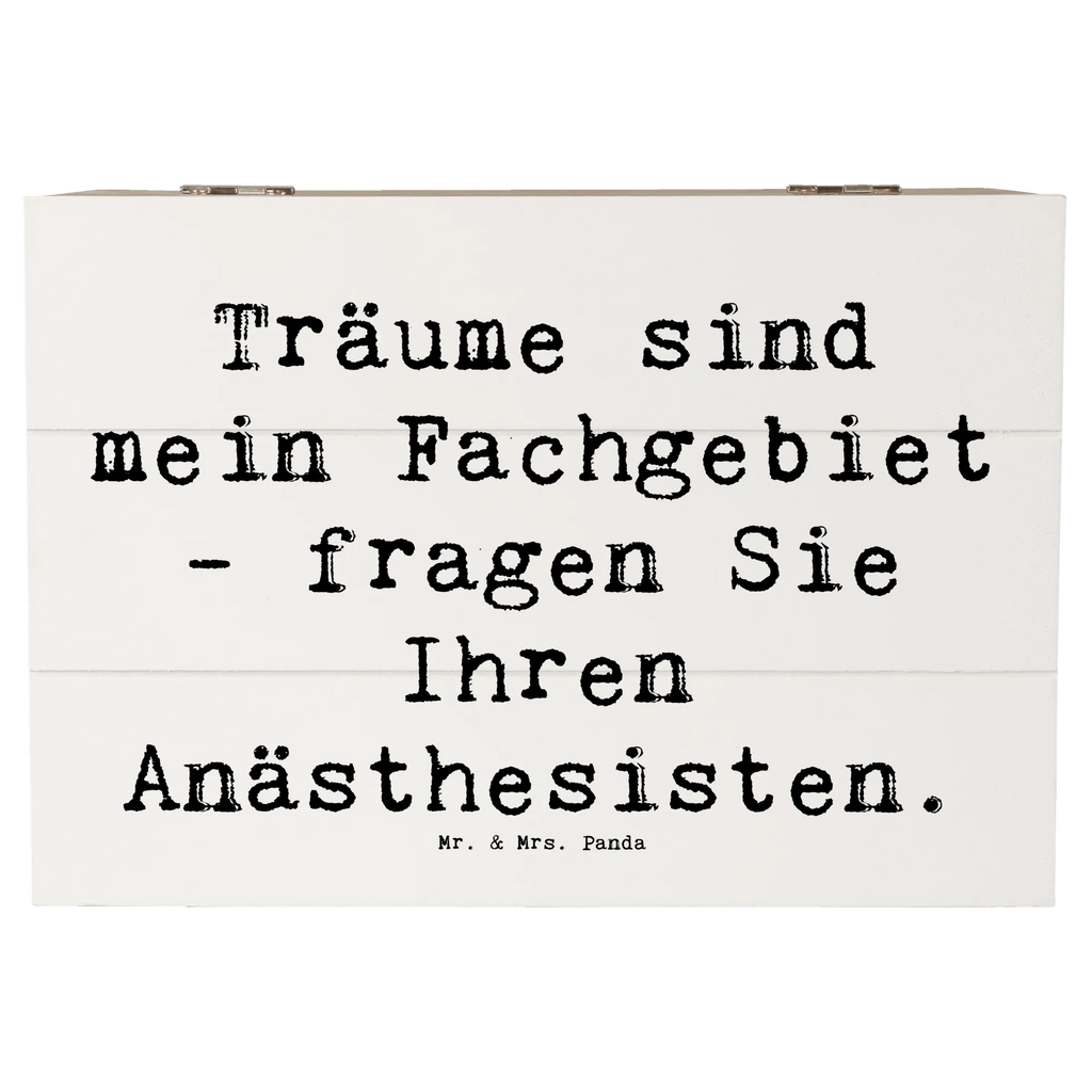 Holzkiste Spruch Träume sind mein Fachgebiet - fragen Sie Ihren Anästhesisten. Holzkiste, Kiste, Schatzkiste, Truhe, Schatulle, XXL, Erinnerungsbox, Erinnerungskiste, Dekokiste, Aufbewahrungsbox, Geschenkbox, Geschenkdose, Beruf, Ausbildung, Jubiläum, Abschied, Rente, Kollege, Kollegin, Geschenk, Schenken, Arbeitskollege, Mitarbeiter, Firma, Danke, Dankeschön