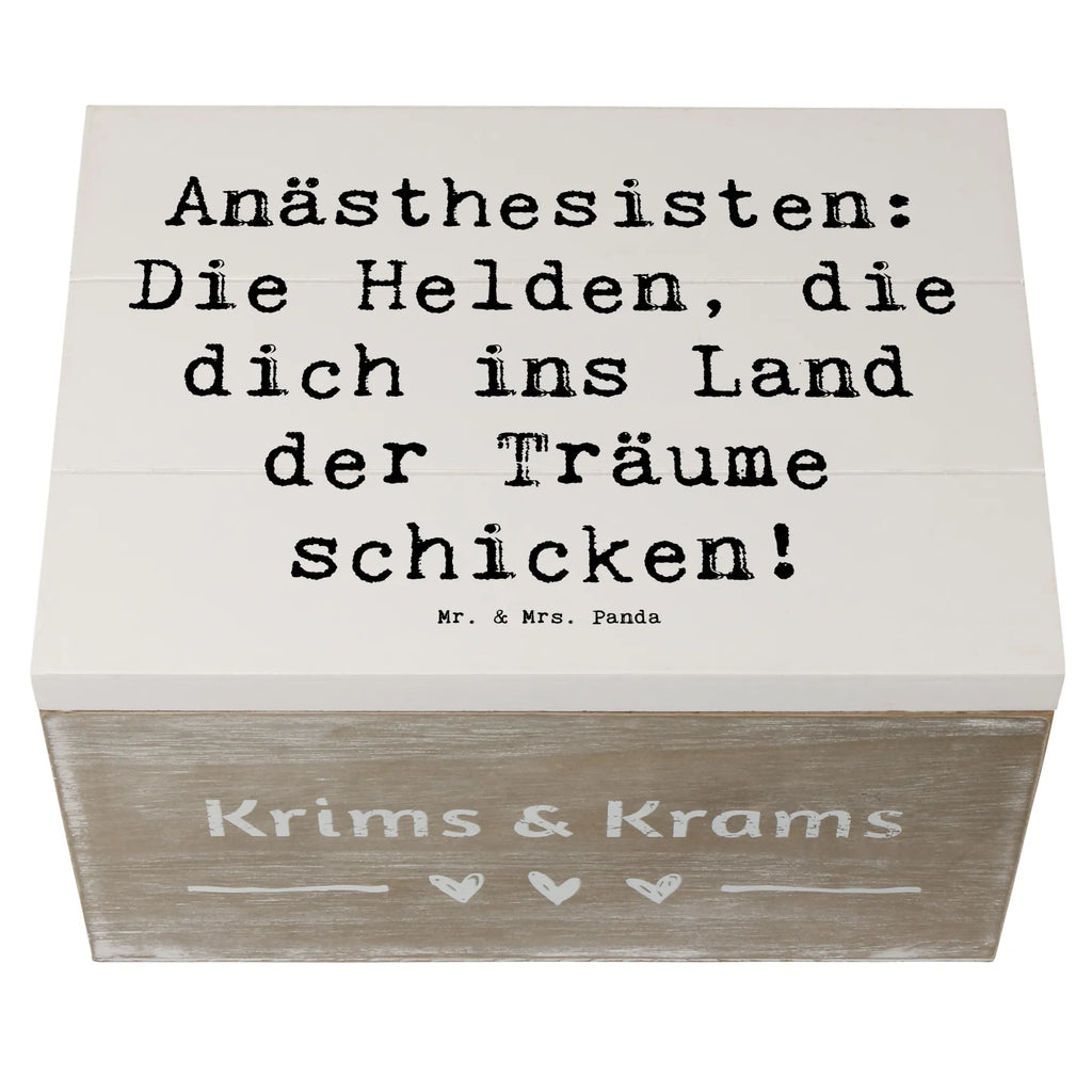 Holzkiste Spruch Anästhesisten: Die Helden, die dich ins Land der Träume schicken! Holzkiste, Kiste, Schatzkiste, Truhe, Schatulle, XXL, Erinnerungsbox, Erinnerungskiste, Dekokiste, Aufbewahrungsbox, Geschenkbox, Geschenkdose, Beruf, Ausbildung, Jubiläum, Abschied, Rente, Kollege, Kollegin, Geschenk, Schenken, Arbeitskollege, Mitarbeiter, Firma, Danke, Dankeschön