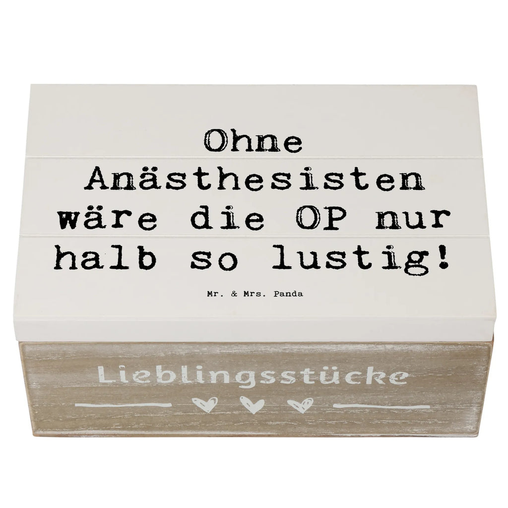 Holzkiste Spruch Ohne Anästhesisten wäre die OP nur halb so lustig! Holzkiste, Kiste, Schatzkiste, Truhe, Schatulle, XXL, Erinnerungsbox, Erinnerungskiste, Dekokiste, Aufbewahrungsbox, Geschenkbox, Geschenkdose, Beruf, Ausbildung, Jubiläum, Abschied, Rente, Kollege, Kollegin, Geschenk, Schenken, Arbeitskollege, Mitarbeiter, Firma, Danke, Dankeschön