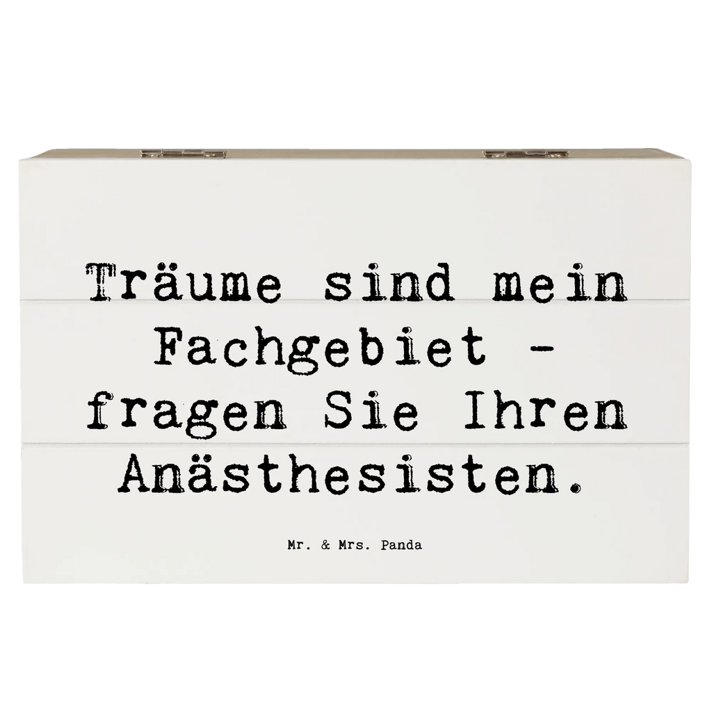 Holzkiste Spruch Träume sind mein Fachgebiet - fragen Sie Ihren Anästhesisten. Holzkiste, Kiste, Schatzkiste, Truhe, Schatulle, XXL, Erinnerungsbox, Erinnerungskiste, Dekokiste, Aufbewahrungsbox, Geschenkbox, Geschenkdose, Beruf, Ausbildung, Jubiläum, Abschied, Rente, Kollege, Kollegin, Geschenk, Schenken, Arbeitskollege, Mitarbeiter, Firma, Danke, Dankeschön