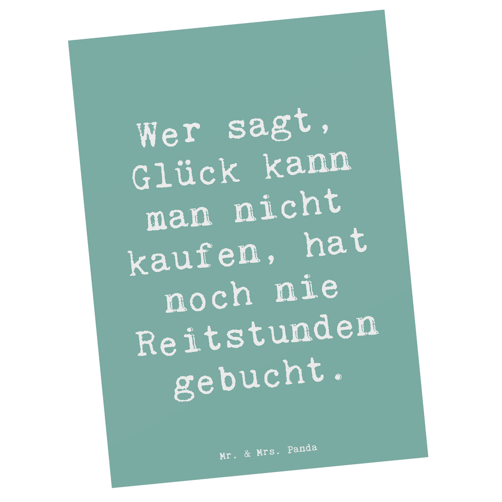 Postkarte Spruch Wer sagt, Glück kann man nicht kaufen, hat noch nie Reitstunden gebucht. Postkarte, Karte, Geschenkkarte, Grußkarte, Einladung, Ansichtskarte, Geburtstagskarte, Einladungskarte, Dankeskarte, Ansichtskarten, Einladung Geburtstag, Einladungskarten Geburtstag, Beruf, Ausbildung, Jubiläum, Abschied, Rente, Kollege, Kollegin, Geschenk, Schenken, Arbeitskollege, Mitarbeiter, Firma, Danke, Dankeschön