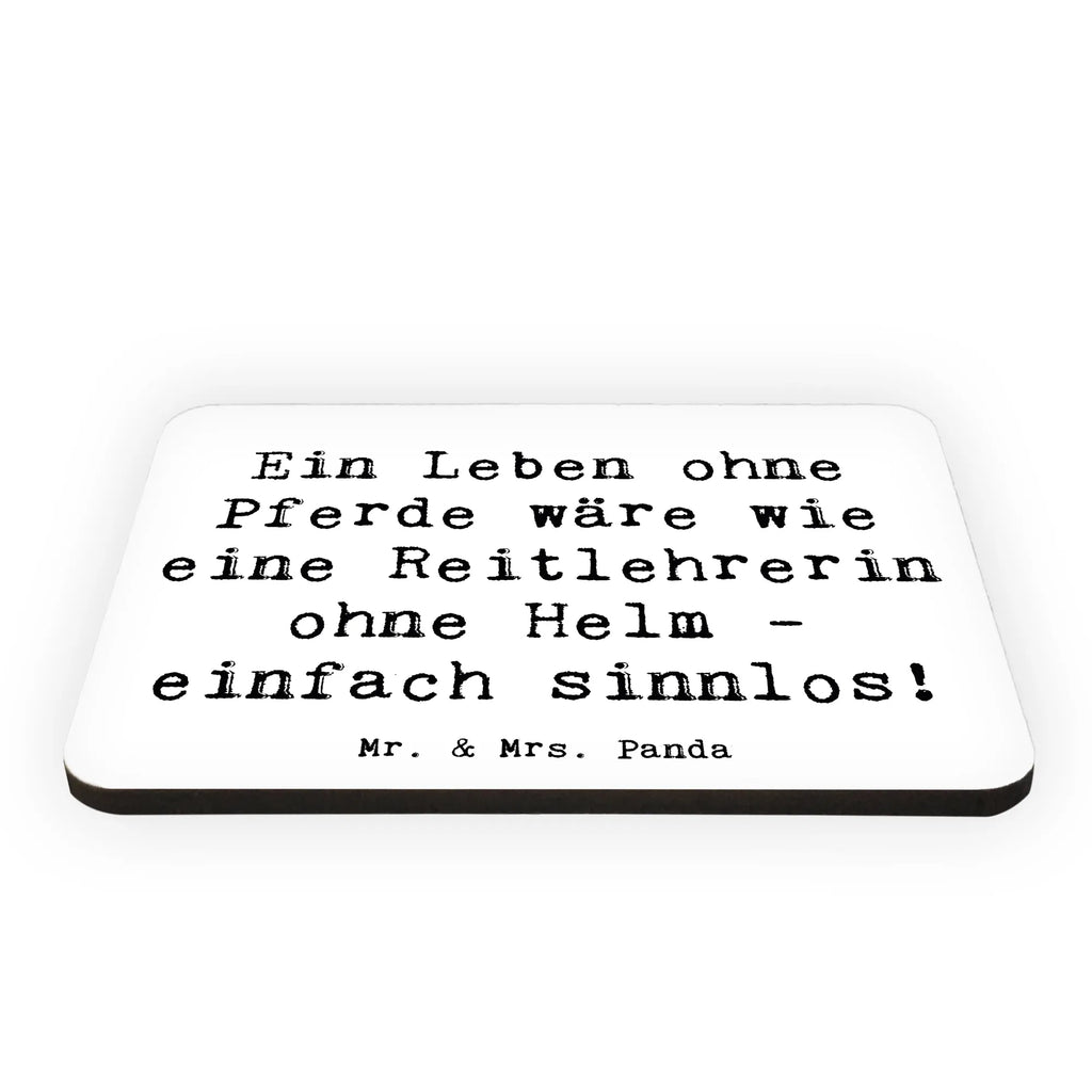 Magnet Spruch Ein Leben ohne Pferde wäre wie eine Reitlehrerin ohne Helm - einfach sinnlos! Kühlschrankmagnet, Pinnwandmagnet, Souvenir Magnet, Motivmagnete, Dekomagnet, Whiteboard Magnet, Notiz Magnet, Kühlschrank Dekoration, Beruf, Ausbildung, Jubiläum, Abschied, Rente, Kollege, Kollegin, Geschenk, Schenken, Arbeitskollege, Mitarbeiter, Firma, Danke, Dankeschön