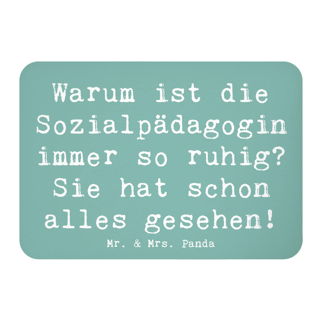 Magnet Spruch Warum ist die Sozialpädagogin immer so ruhig? Sie hat schon alles gesehen! Kühlschrankmagnet, Pinnwandmagnet, Souvenir Magnet, Motivmagnete, Dekomagnet, Whiteboard Magnet, Notiz Magnet, Kühlschrank Dekoration, Beruf, Ausbildung, Jubiläum, Abschied, Rente, Kollege, Kollegin, Geschenk, Schenken, Arbeitskollege, Mitarbeiter, Firma, Danke, Dankeschön