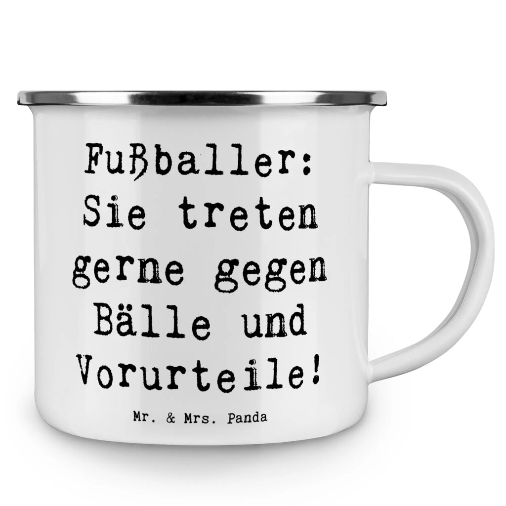 Camping Emaille Tasse Spruch Fußballer: Sie treten gerne gegen Bälle und Vorurteile! Campingtasse, Trinkbecher, Metalltasse, Outdoor Tasse, Emaille Trinkbecher, Blechtasse Outdoor, Emaille Campingbecher, Edelstahl Trinkbecher, Metalltasse für Camping, Kaffee Blechtasse, Camping Tasse Metall, Emaille Tasse, Emaille Becher, Tasse Camping, Tasse Emaille, Emaille Tassen, Camping Becher, Metall Tasse, Camping Tassen, Blechtasse, Emaille Tasse Camping, Camping Tasse Emaille, Emailletasse, Camping Tassen Emaille, Campingbecher, Blechtassen, Outdoor Becher, Campingtassen, Emaille Becher Camping, Camping Becher Edelstahl, Beruf, Ausbildung, Jubiläum, Abschied, Rente, Kollege, Kollegin, Geschenk, Schenken, Arbeitskollege, Mitarbeiter, Firma, Danke, Dankeschön