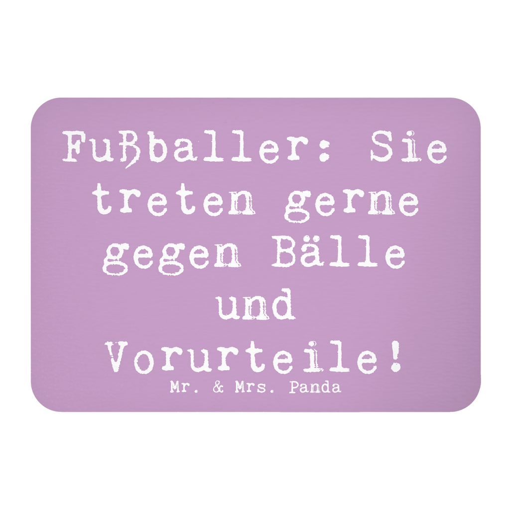 Magnet Spruch Fußballer: Sie treten gerne gegen Bälle und Vorurteile! Kühlschrankmagnet, Pinnwandmagnet, Souvenir Magnet, Motivmagnete, Dekomagnet, Whiteboard Magnet, Notiz Magnet, Kühlschrank Dekoration, Beruf, Ausbildung, Jubiläum, Abschied, Rente, Kollege, Kollegin, Geschenk, Schenken, Arbeitskollege, Mitarbeiter, Firma, Danke, Dankeschön