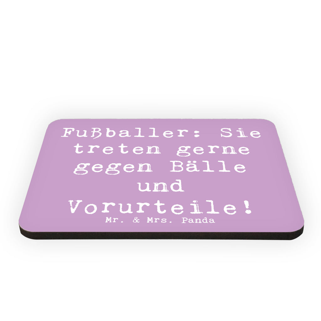 Magnet Spruch Fußballer: Sie treten gerne gegen Bälle und Vorurteile! Kühlschrankmagnet, Pinnwandmagnet, Souvenir Magnet, Motivmagnete, Dekomagnet, Whiteboard Magnet, Notiz Magnet, Kühlschrank Dekoration, Beruf, Ausbildung, Jubiläum, Abschied, Rente, Kollege, Kollegin, Geschenk, Schenken, Arbeitskollege, Mitarbeiter, Firma, Danke, Dankeschön