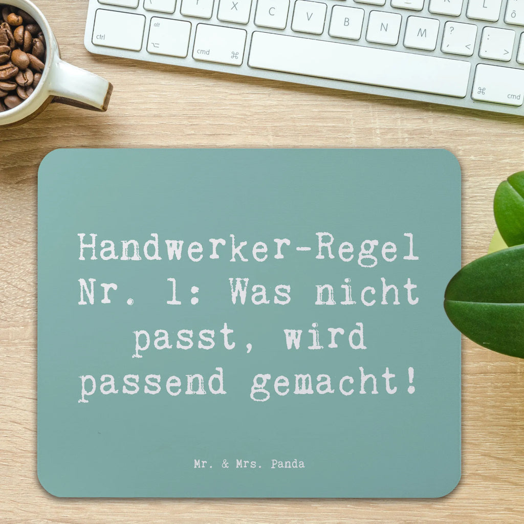 Mauspad Spruch Handwerker-Regel Nr. 1: Was nicht passt, wird passend gemacht! Mousepad, Computer zubehör, Büroausstattung, PC Zubehör, Arbeitszimmer, Mauspad, Einzigartiges Mauspad, Designer Mauspad, Mausunterlage, Mauspad Büro, Beruf, Ausbildung, Jubiläum, Abschied, Rente, Kollege, Kollegin, Geschenk, Schenken, Arbeitskollege, Mitarbeiter, Firma, Danke, Dankeschön