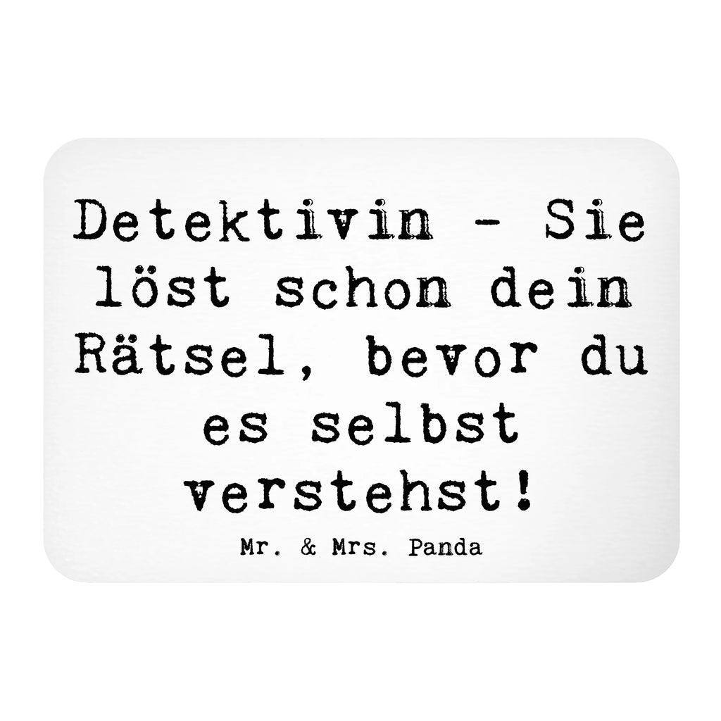 Magnet Spruch Detektivin - Sie löst schon dein Rätsel, bevor du es selbst verstehst! Kühlschrankmagnet, Pinnwandmagnet, Souvenir Magnet, Motivmagnete, Dekomagnet, Whiteboard Magnet, Notiz Magnet, Kühlschrank Dekoration, Beruf, Ausbildung, Jubiläum, Abschied, Rente, Kollege, Kollegin, Geschenk, Schenken, Arbeitskollege, Mitarbeiter, Firma, Danke, Dankeschön