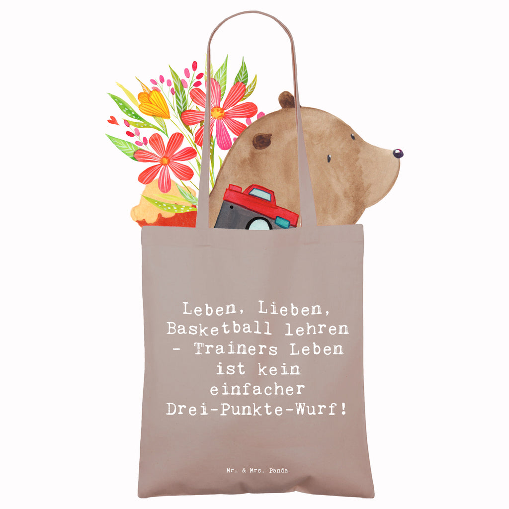 Tragetasche Spruch Leben, Lieben, Basketball lehren - Trainers Leben ist kein einfacher Drei-Punkte-Wurf! Beuteltasche, Beutel, Einkaufstasche, Jutebeutel, Stoffbeutel, Tasche, Shopper, Umhängetasche, Strandtasche, Schultertasche, Stofftasche, Tragetasche, Badetasche, Jutetasche, Einkaufstüte, Laptoptasche, Beruf, Ausbildung, Jubiläum, Abschied, Rente, Kollege, Kollegin, Geschenk, Schenken, Arbeitskollege, Mitarbeiter, Firma, Danke, Dankeschön