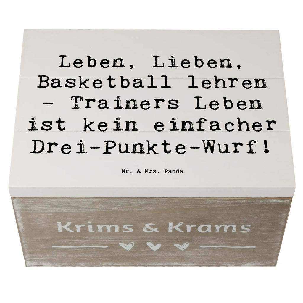 Holzkiste Spruch Leben, Lieben, Basketball lehren - Trainers Leben ist kein einfacher Drei-Punkte-Wurf! Holzkiste, Kiste, Schatzkiste, Truhe, Schatulle, XXL, Erinnerungsbox, Erinnerungskiste, Dekokiste, Aufbewahrungsbox, Geschenkbox, Geschenkdose, Beruf, Ausbildung, Jubiläum, Abschied, Rente, Kollege, Kollegin, Geschenk, Schenken, Arbeitskollege, Mitarbeiter, Firma, Danke, Dankeschön