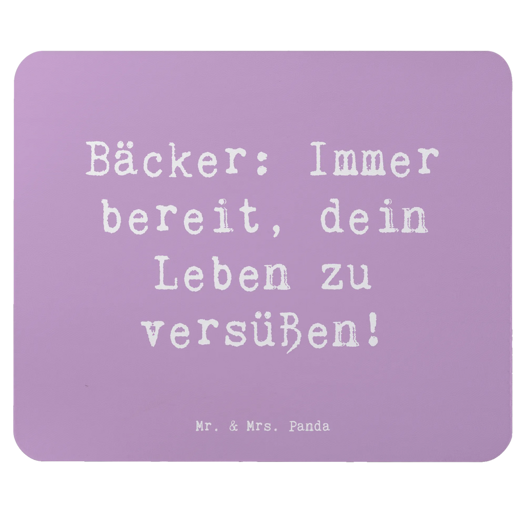 Mouse mat Saying Bäcker: Immer bereit, dein Leben zu versüßen! Mousepad, Computer zubehör, Büroausstattung, PC Zubehör, Arbeitszimmer, Mauspad, Einzigartiges Mauspad, Designer Mauspad, Mausunterlage, Mauspad Büro, Beruf, Ausbildung, Jubiläum, Abschied, Rente, Kollege, Kollegin, Geschenk, Schenken, Arbeitskollege, Mitarbeiter, Firma, Danke, Dankeschön