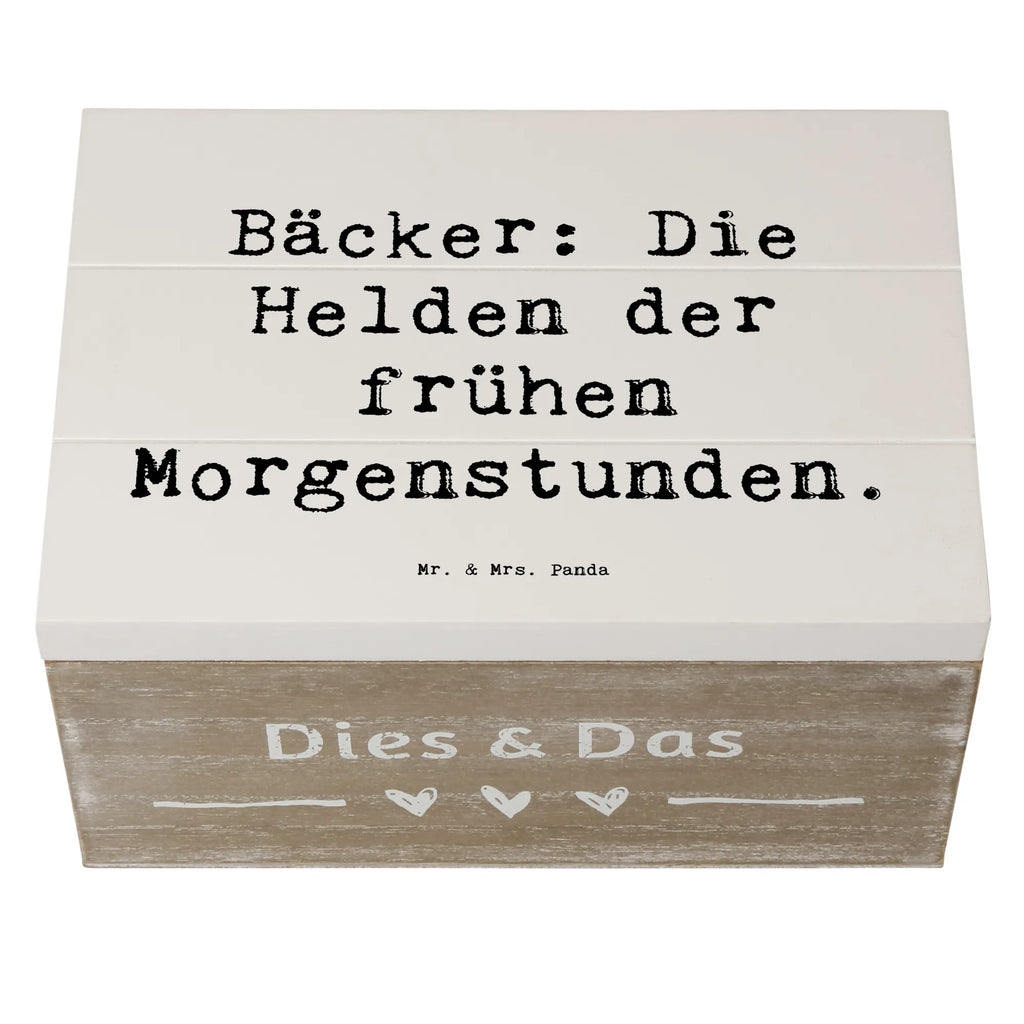 Holzkiste Spruch Bäcker: Die Helden der frühen Morgenstunden. Holzkiste, Kiste, Schatzkiste, Truhe, Schatulle, XXL, Erinnerungsbox, Erinnerungskiste, Dekokiste, Aufbewahrungsbox, Geschenkbox, Geschenkdose, Beruf, Ausbildung, Jubiläum, Abschied, Rente, Kollege, Kollegin, Geschenk, Schenken, Arbeitskollege, Mitarbeiter, Firma, Danke, Dankeschön