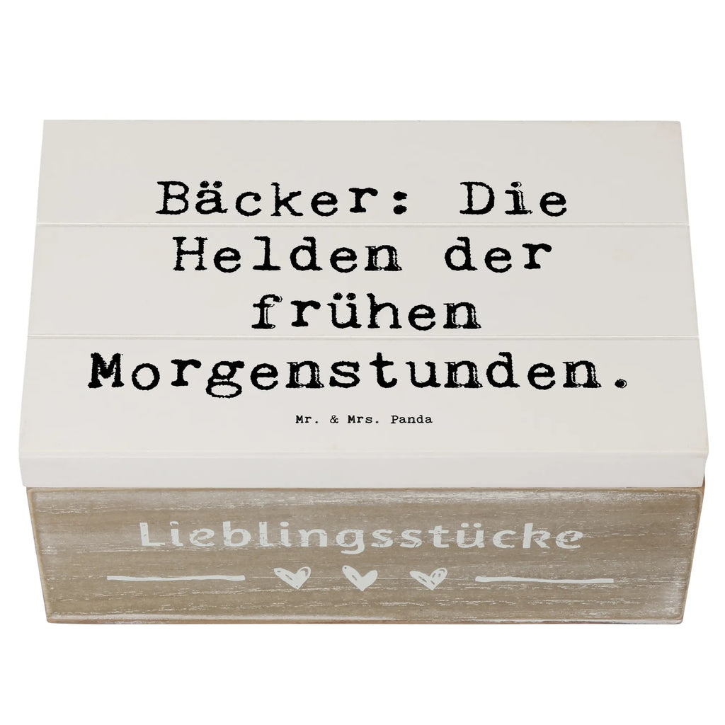 Holzkiste Spruch Bäcker: Die Helden der frühen Morgenstunden. Holzkiste, Kiste, Schatzkiste, Truhe, Schatulle, XXL, Erinnerungsbox, Erinnerungskiste, Dekokiste, Aufbewahrungsbox, Geschenkbox, Geschenkdose, Beruf, Ausbildung, Jubiläum, Abschied, Rente, Kollege, Kollegin, Geschenk, Schenken, Arbeitskollege, Mitarbeiter, Firma, Danke, Dankeschön