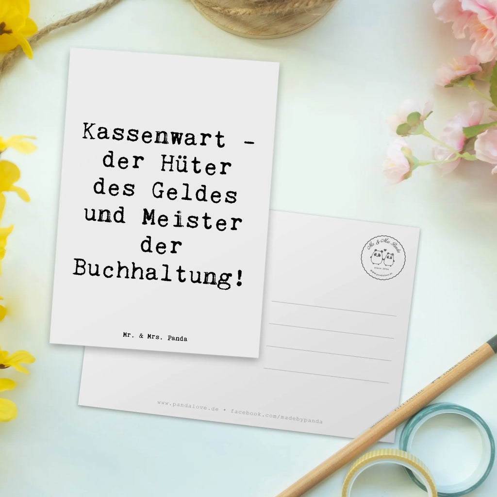 Postkarte Spruch Kassenwart - der Hüter des Geldes und Meister der Buchhaltung! Postkarte, Karte, Geschenkkarte, Grußkarte, Einladung, Ansichtskarte, Geburtstagskarte, Einladungskarte, Dankeskarte, Ansichtskarten, Einladung Geburtstag, Einladungskarten Geburtstag, Beruf, Ausbildung, Jubiläum, Abschied, Rente, Kollege, Kollegin, Geschenk, Schenken, Arbeitskollege, Mitarbeiter, Firma, Danke, Dankeschön