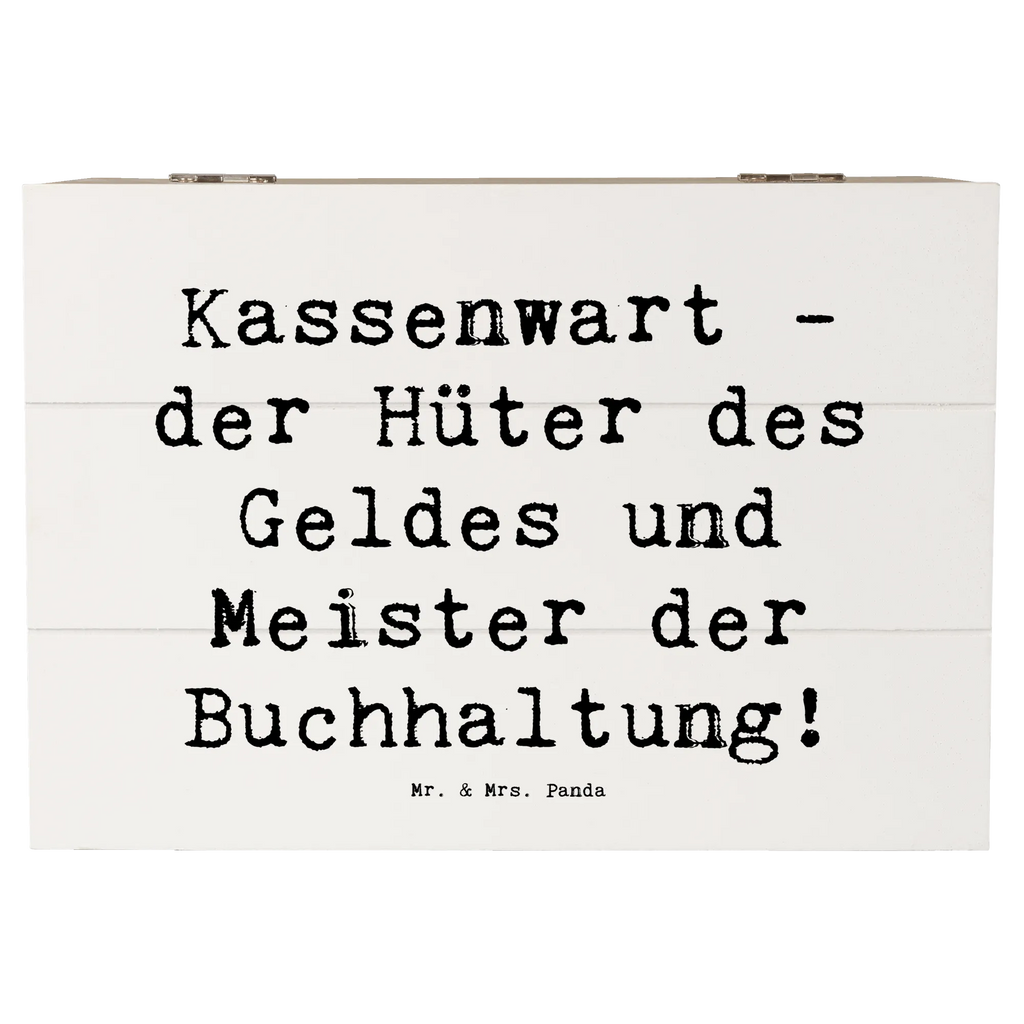 Holzkiste Spruch Kassenwart - der Hüter des Geldes und Meister der Buchhaltung! Holzkiste, Kiste, Schatzkiste, Truhe, Schatulle, XXL, Erinnerungsbox, Erinnerungskiste, Dekokiste, Aufbewahrungsbox, Geschenkbox, Geschenkdose, Beruf, Ausbildung, Jubiläum, Abschied, Rente, Kollege, Kollegin, Geschenk, Schenken, Arbeitskollege, Mitarbeiter, Firma, Danke, Dankeschön