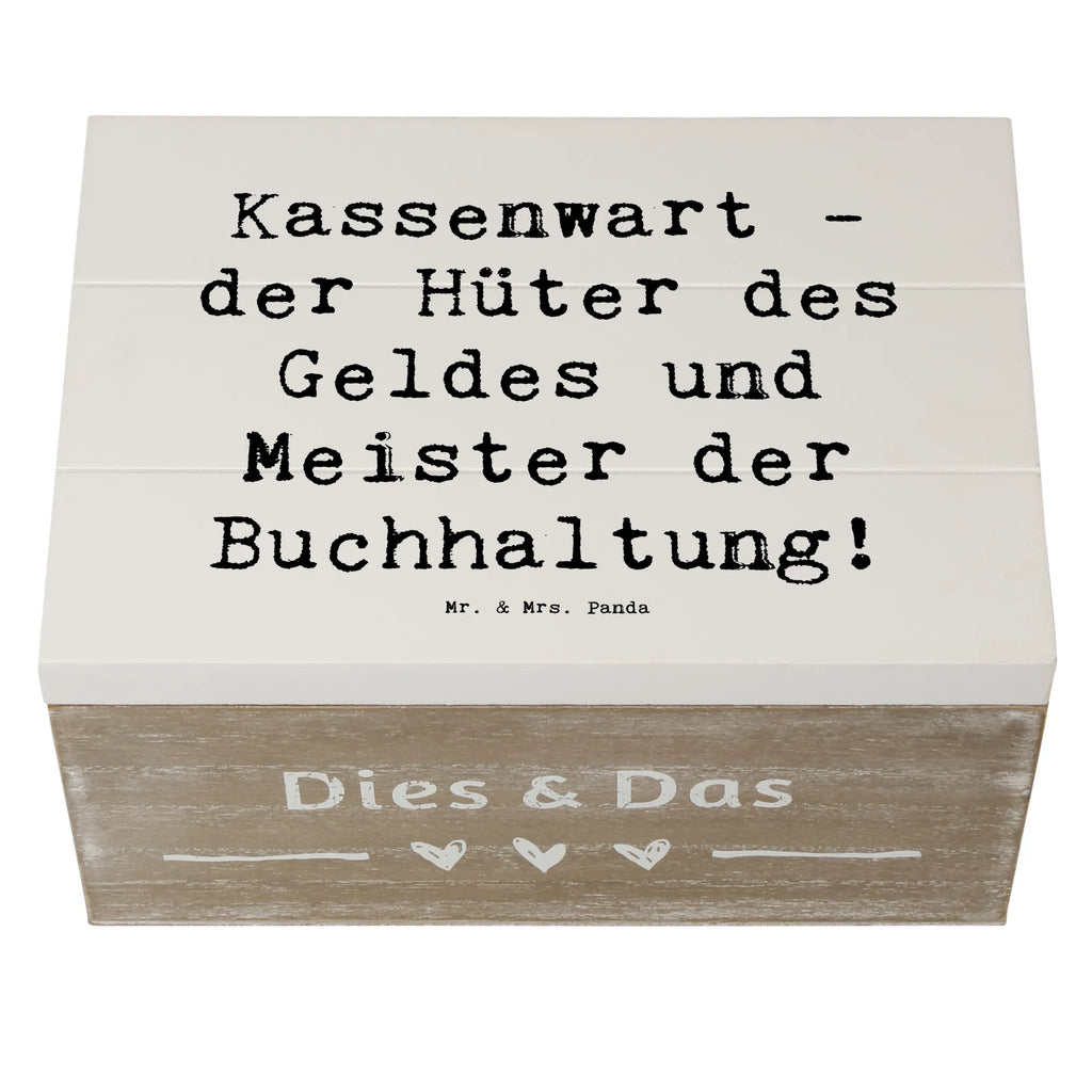 Holzkiste Spruch Kassenwart - der Hüter des Geldes und Meister der Buchhaltung! Holzkiste, Kiste, Schatzkiste, Truhe, Schatulle, XXL, Erinnerungsbox, Erinnerungskiste, Dekokiste, Aufbewahrungsbox, Geschenkbox, Geschenkdose, Beruf, Ausbildung, Jubiläum, Abschied, Rente, Kollege, Kollegin, Geschenk, Schenken, Arbeitskollege, Mitarbeiter, Firma, Danke, Dankeschön