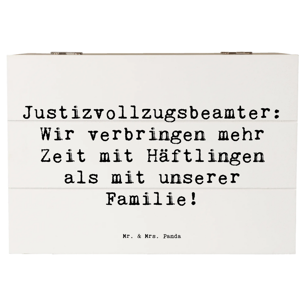 Holzkiste Spruch Justizvollzugsbeamter: Wir verbringen mehr Zeit mit Häftlingen als mit unserer Familie! Holzkiste, Kiste, Schatzkiste, Truhe, Schatulle, XXL, Erinnerungsbox, Erinnerungskiste, Dekokiste, Aufbewahrungsbox, Geschenkbox, Geschenkdose, Beruf, Ausbildung, Jubiläum, Abschied, Rente, Kollege, Kollegin, Geschenk, Schenken, Arbeitskollege, Mitarbeiter, Firma, Danke, Dankeschön