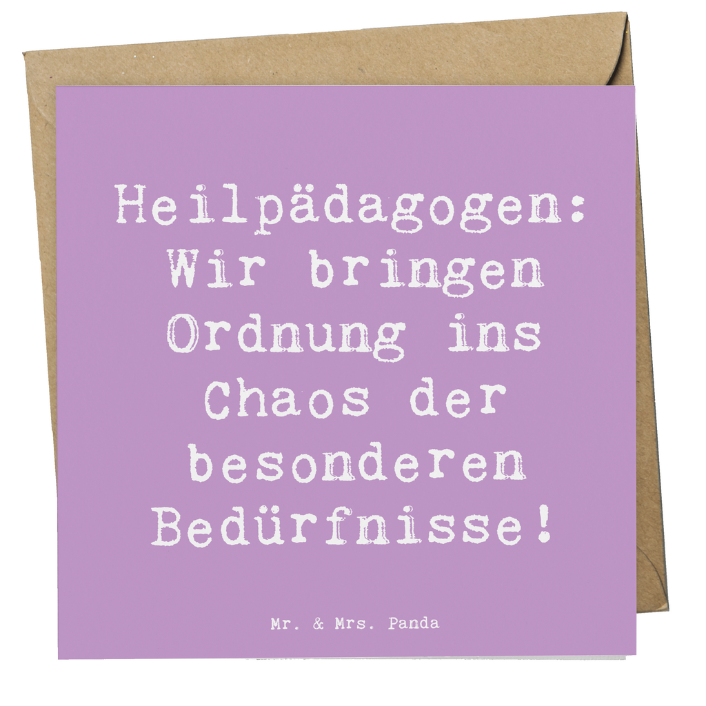 Deluxe Karte Spruch Heilpädagogin Chaosordnung Karte, Grußkarte, Klappkarte, Einladungskarte, Glückwunschkarte, Hochzeitskarte, Geburtstagskarte, Hochwertige Grußkarte, Hochwertige Klappkarte, Beruf, Ausbildung, Jubiläum, Abschied, Rente, Kollege, Kollegin, Geschenk, Schenken, Arbeitskollege, Mitarbeiter, Firma, Danke, Dankeschön