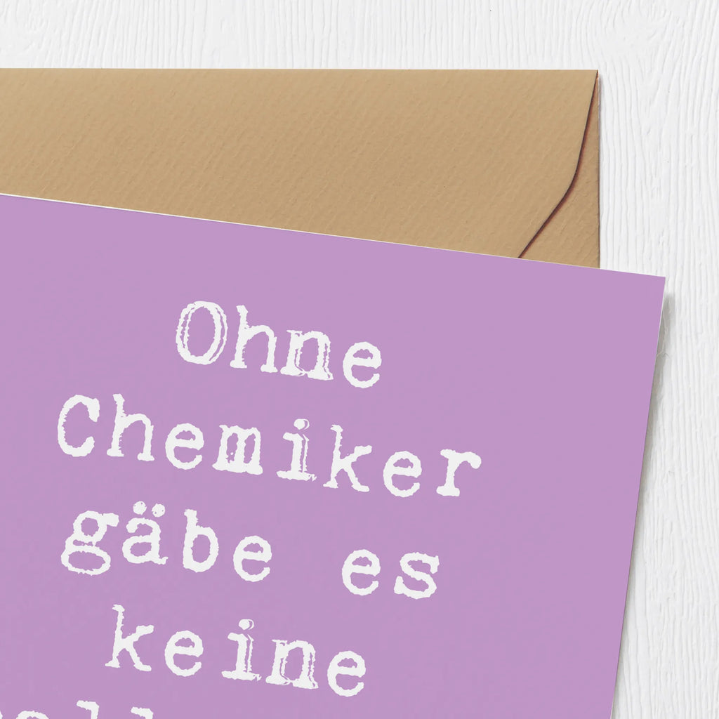 Deluxe Karte Spruch Chemiker Knalleffekte Karte, Grußkarte, Klappkarte, Einladungskarte, Glückwunschkarte, Hochzeitskarte, Geburtstagskarte, Hochwertige Grußkarte, Hochwertige Klappkarte, Beruf, Ausbildung, Jubiläum, Abschied, Rente, Kollege, Kollegin, Geschenk, Schenken, Arbeitskollege, Mitarbeiter, Firma, Danke, Dankeschön