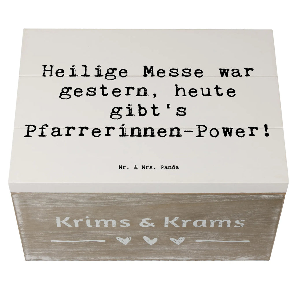 Holzkiste Spruch Pfarrerinnen Power Holzkiste, Kiste, Schatzkiste, Truhe, Schatulle, XXL, Erinnerungsbox, Erinnerungskiste, Dekokiste, Aufbewahrungsbox, Geschenkbox, Geschenkdose, Beruf, Ausbildung, Jubiläum, Abschied, Rente, Kollege, Kollegin, Geschenk, Schenken, Arbeitskollege, Mitarbeiter, Firma, Danke, Dankeschön