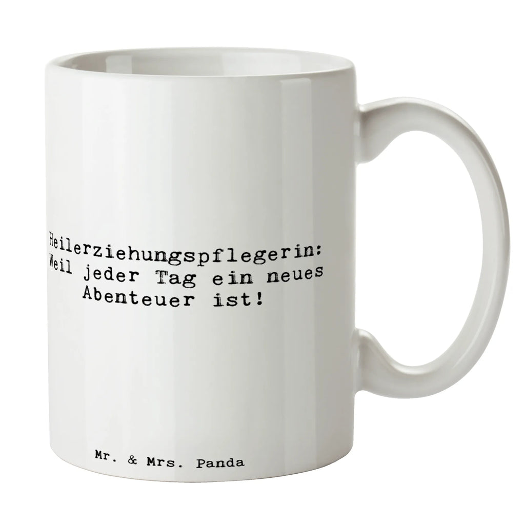 Tasse Spruch Heilerziehungspflegerin Abenteuer Tasse, Kaffeetasse, Teetasse, Becher, Kaffeebecher, Teebecher, Keramiktasse, Porzellantasse, Büro Tasse, Geschenk Tasse, Tasse Sprüche, Tasse Motive, Kaffeetassen, Tasse bedrucken, Designer Tasse, Cappuccino Tassen, Schöne Teetassen, Beruf, Ausbildung, Jubiläum, Abschied, Rente, Kollege, Kollegin, Geschenk, Schenken, Arbeitskollege, Mitarbeiter, Firma, Danke, Dankeschön