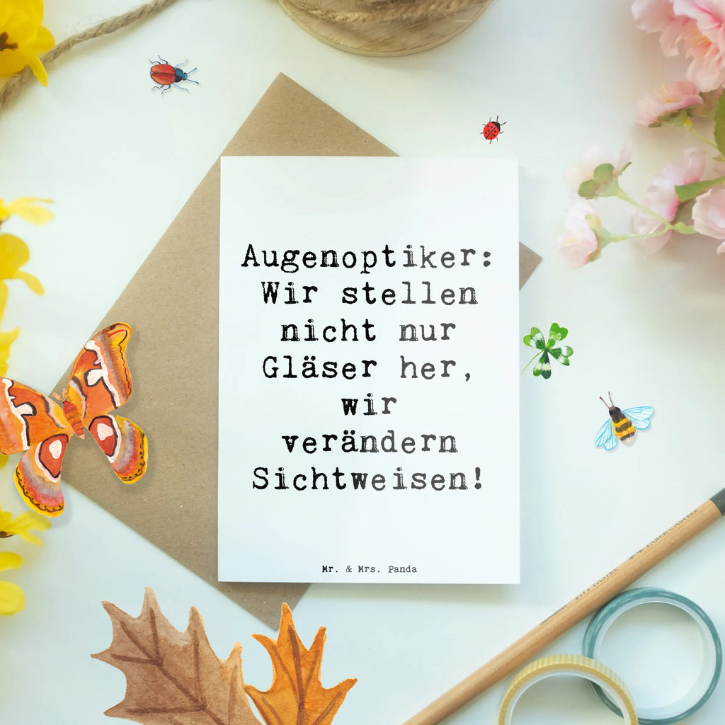 Grußkarte Spruch Augenoptiker Sichtweise Grußkarte, Klappkarte, Einladungskarte, Glückwunschkarte, Hochzeitskarte, Geburtstagskarte, Karte, Ansichtskarten, Beruf, Ausbildung, Jubiläum, Abschied, Rente, Kollege, Kollegin, Geschenk, Schenken, Arbeitskollege, Mitarbeiter, Firma, Danke, Dankeschön