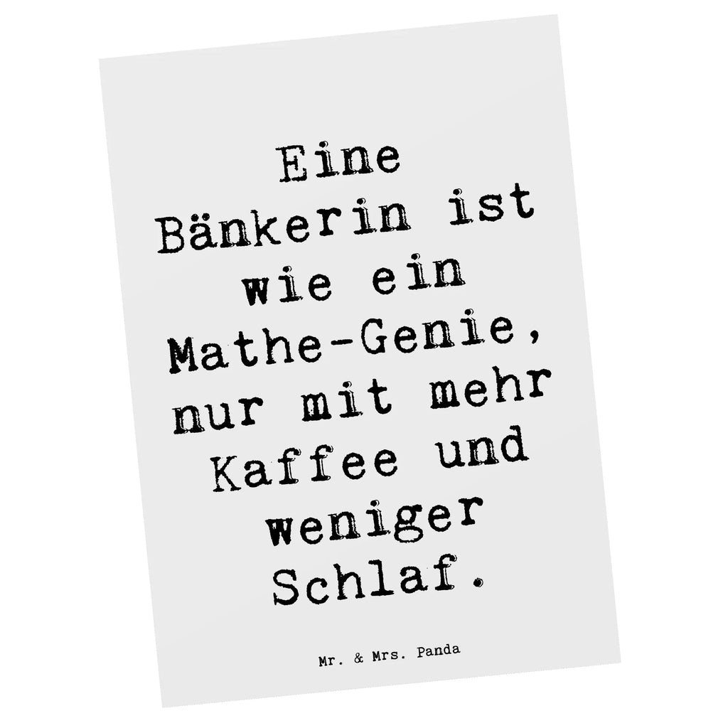 Postkarte Spruch Bänkerin Genie Postkarte, Karte, Geschenkkarte, Grußkarte, Einladung, Ansichtskarte, Geburtstagskarte, Einladungskarte, Dankeskarte, Ansichtskarten, Einladung Geburtstag, Einladungskarten Geburtstag, Beruf, Ausbildung, Jubiläum, Abschied, Rente, Kollege, Kollegin, Geschenk, Schenken, Arbeitskollege, Mitarbeiter, Firma, Danke, Dankeschön