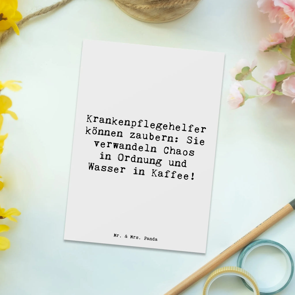 Postkarte Spruch Krankenpflegehelfer Zauberer Postkarte, Karte, Geschenkkarte, Grußkarte, Einladung, Ansichtskarte, Geburtstagskarte, Einladungskarte, Dankeskarte, Ansichtskarten, Einladung Geburtstag, Einladungskarten Geburtstag, Beruf, Ausbildung, Jubiläum, Abschied, Rente, Kollege, Kollegin, Geschenk, Schenken, Arbeitskollege, Mitarbeiter, Firma, Danke, Dankeschön