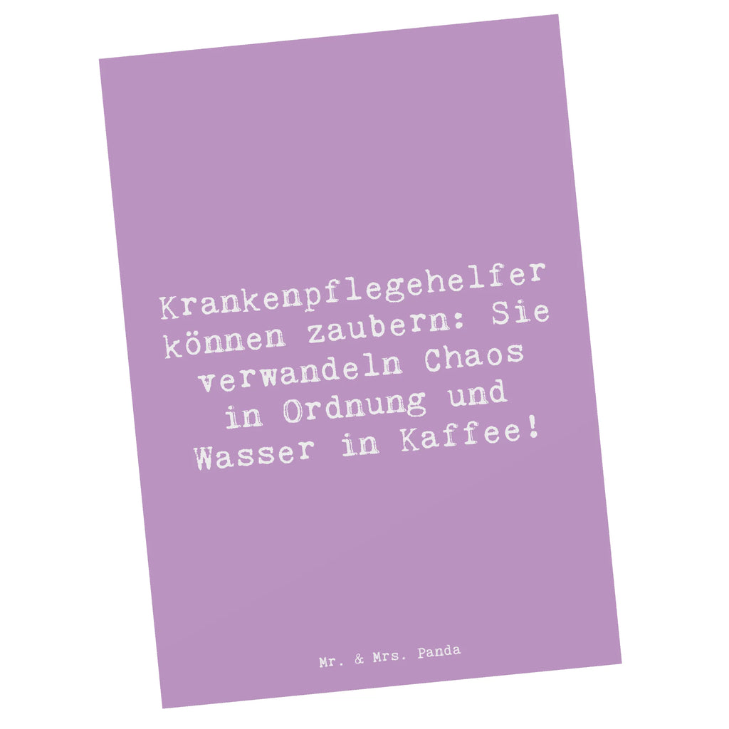 Postkarte Spruch Krankenpflegehelfer Zauberer Postkarte, Karte, Geschenkkarte, Grußkarte, Einladung, Ansichtskarte, Geburtstagskarte, Einladungskarte, Dankeskarte, Ansichtskarten, Einladung Geburtstag, Einladungskarten Geburtstag, Beruf, Ausbildung, Jubiläum, Abschied, Rente, Kollege, Kollegin, Geschenk, Schenken, Arbeitskollege, Mitarbeiter, Firma, Danke, Dankeschön