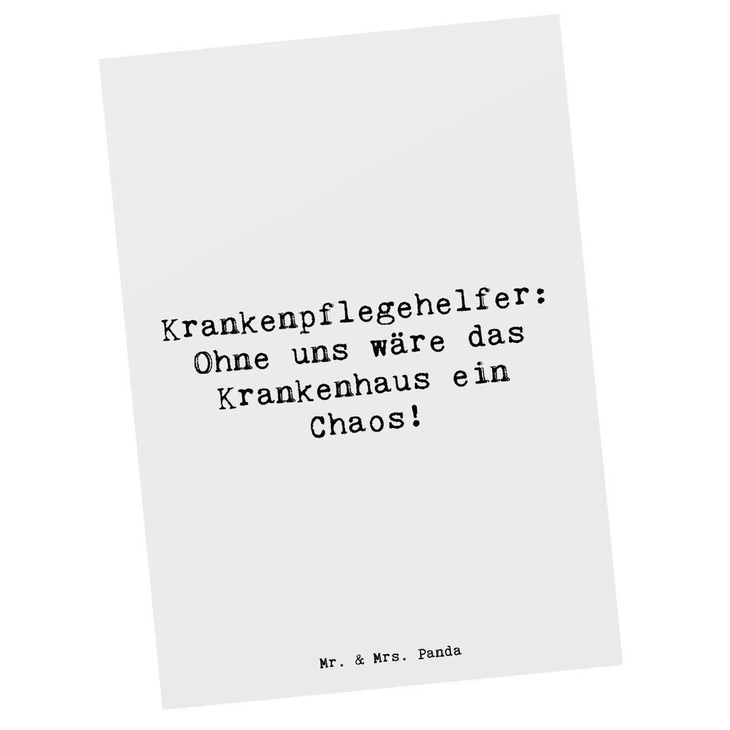 Postkarte Spruch Krankenpflegehelfer Chaos Postkarte, Karte, Geschenkkarte, Grußkarte, Einladung, Ansichtskarte, Geburtstagskarte, Einladungskarte, Dankeskarte, Ansichtskarten, Einladung Geburtstag, Einladungskarten Geburtstag, Beruf, Ausbildung, Jubiläum, Abschied, Rente, Kollege, Kollegin, Geschenk, Schenken, Arbeitskollege, Mitarbeiter, Firma, Danke, Dankeschön