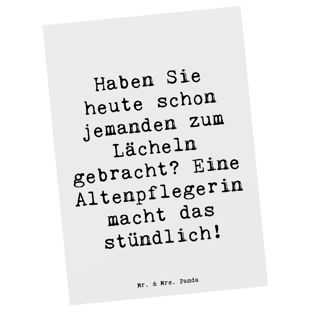 Postkarte Spruch Altenpflegerin Lächeln Postkarte, Karte, Geschenkkarte, Grußkarte, Einladung, Ansichtskarte, Geburtstagskarte, Einladungskarte, Dankeskarte, Ansichtskarten, Einladung Geburtstag, Einladungskarten Geburtstag, Beruf, Ausbildung, Jubiläum, Abschied, Rente, Kollege, Kollegin, Geschenk, Schenken, Arbeitskollege, Mitarbeiter, Firma, Danke, Dankeschön