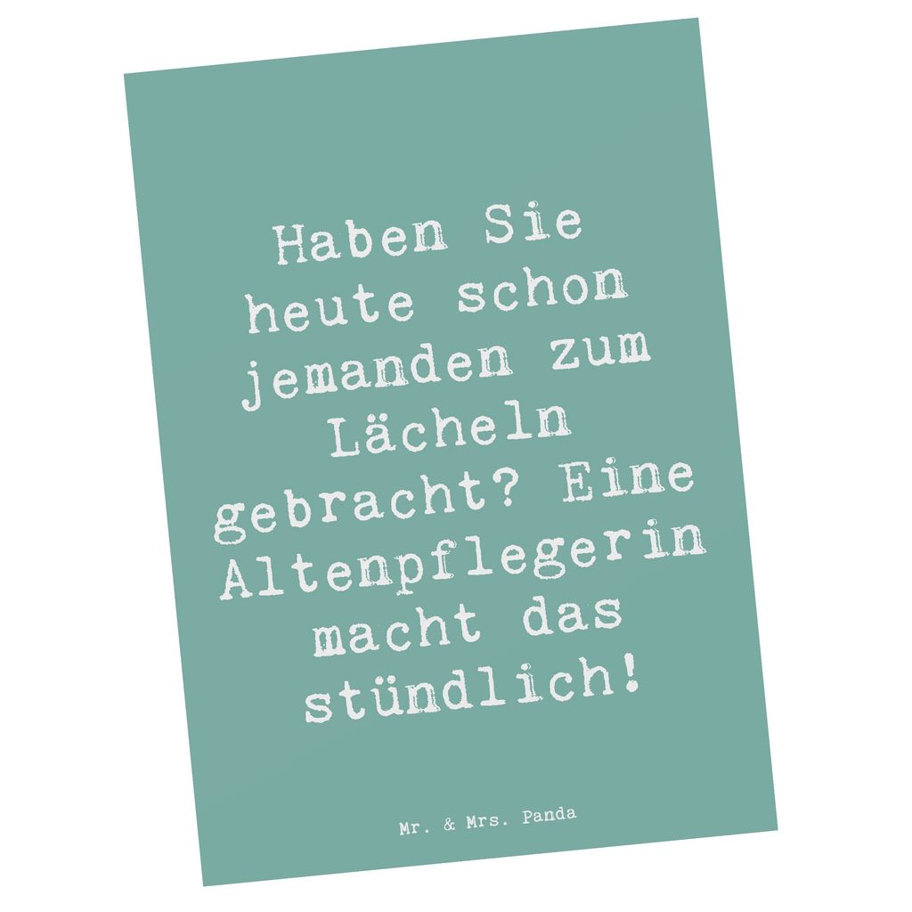 Postkarte Spruch Altenpflegerin Lächeln Postkarte, Karte, Geschenkkarte, Grußkarte, Einladung, Ansichtskarte, Geburtstagskarte, Einladungskarte, Dankeskarte, Ansichtskarten, Einladung Geburtstag, Einladungskarten Geburtstag, Beruf, Ausbildung, Jubiläum, Abschied, Rente, Kollege, Kollegin, Geschenk, Schenken, Arbeitskollege, Mitarbeiter, Firma, Danke, Dankeschön