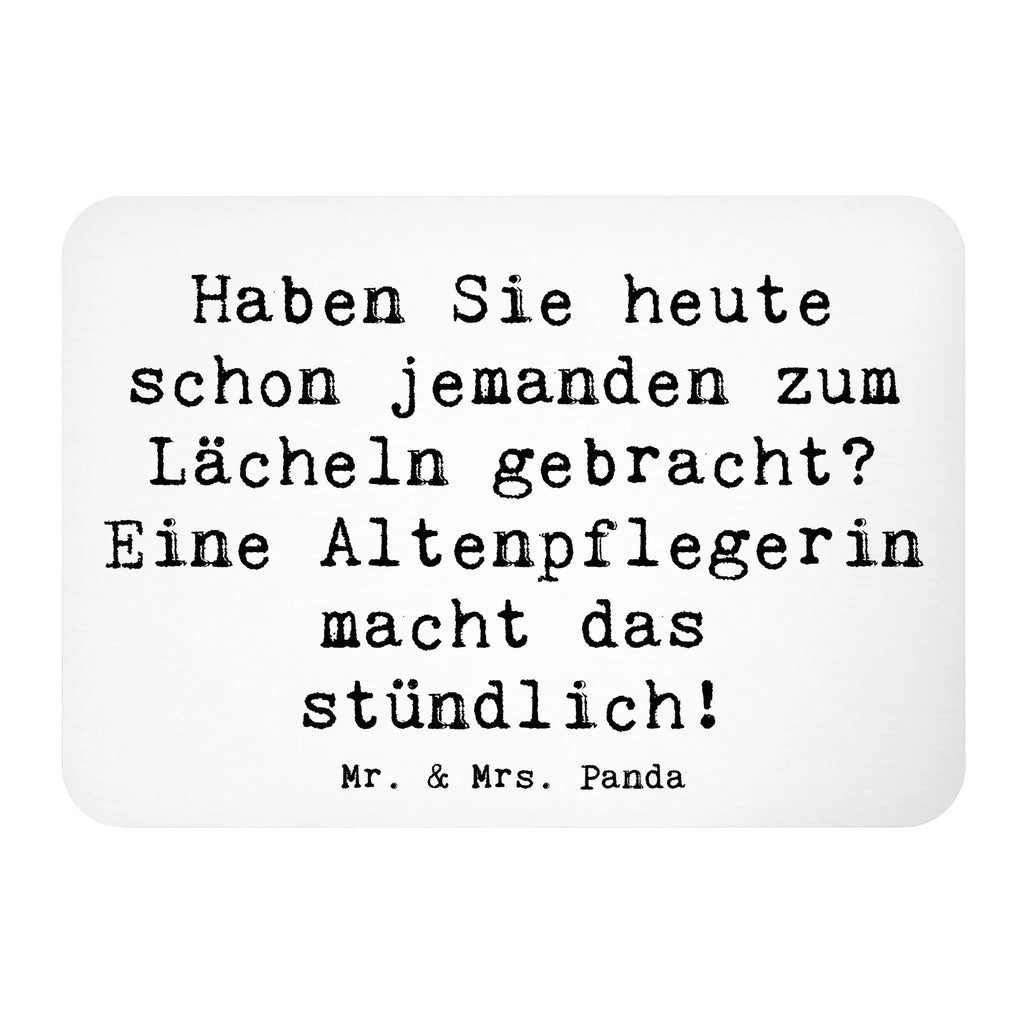 Magnet Spruch Altenpflegerin Lächeln Kühlschrankmagnet, Pinnwandmagnet, Souvenir Magnet, Motivmagnete, Dekomagnet, Whiteboard Magnet, Notiz Magnet, Kühlschrank Dekoration, Beruf, Ausbildung, Jubiläum, Abschied, Rente, Kollege, Kollegin, Geschenk, Schenken, Arbeitskollege, Mitarbeiter, Firma, Danke, Dankeschön