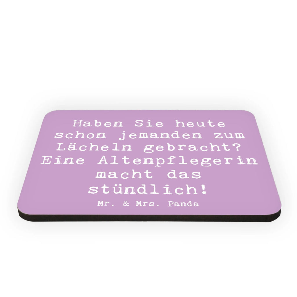 Magnet Spruch Altenpflegerin Lächeln Kühlschrankmagnet, Pinnwandmagnet, Souvenir Magnet, Motivmagnete, Dekomagnet, Whiteboard Magnet, Notiz Magnet, Kühlschrank Dekoration, Beruf, Ausbildung, Jubiläum, Abschied, Rente, Kollege, Kollegin, Geschenk, Schenken, Arbeitskollege, Mitarbeiter, Firma, Danke, Dankeschön