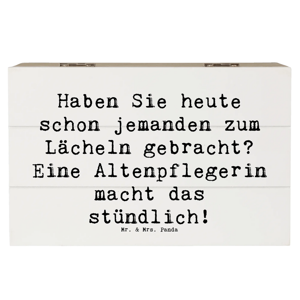 Holzkiste Spruch Altenpflegerin Lächeln Holzkiste, Kiste, Schatzkiste, Truhe, Schatulle, XXL, Erinnerungsbox, Erinnerungskiste, Dekokiste, Aufbewahrungsbox, Geschenkbox, Geschenkdose, Beruf, Ausbildung, Jubiläum, Abschied, Rente, Kollege, Kollegin, Geschenk, Schenken, Arbeitskollege, Mitarbeiter, Firma, Danke, Dankeschön