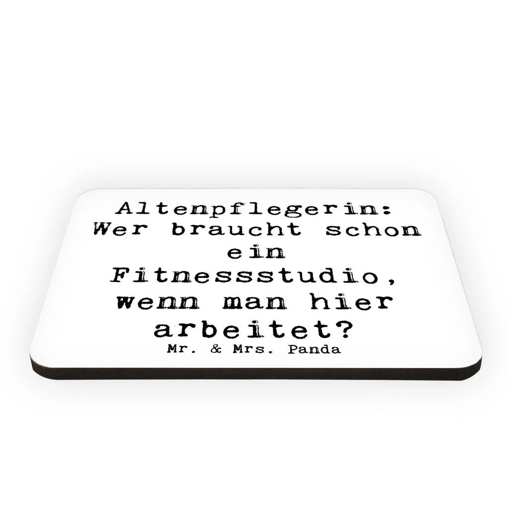 Magnet Spruch Altenpflegerin Fitness Kühlschrankmagnet, Pinnwandmagnet, Souvenir Magnet, Motivmagnete, Dekomagnet, Whiteboard Magnet, Notiz Magnet, Kühlschrank Dekoration, Beruf, Ausbildung, Jubiläum, Abschied, Rente, Kollege, Kollegin, Geschenk, Schenken, Arbeitskollege, Mitarbeiter, Firma, Danke, Dankeschön