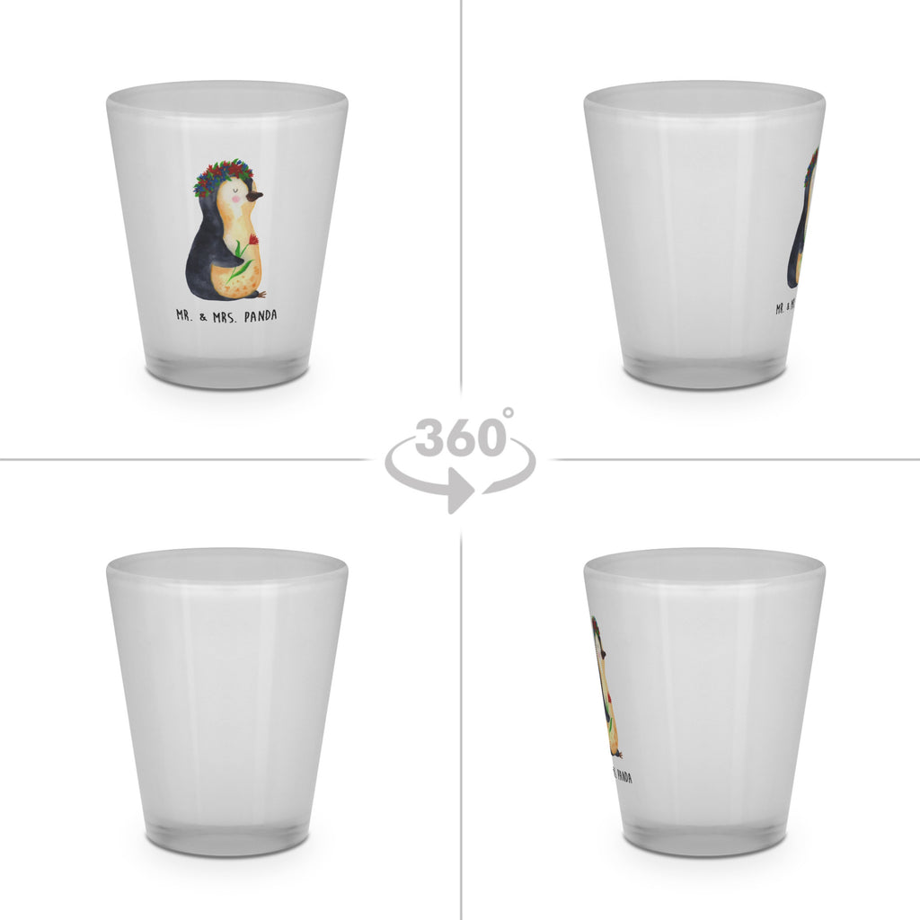 Schnapsglas Pinguin Blumen Schnapsglas, Shot Glas, Schnapsgläser, Likörgläser, Shotglas, Shotgläser, Likörglas, Stamperl, Likör Glas, Likör Gläser, Lustige Schnapsgläser, Kurze Gläser, Ausgefallene Schnapsgläser, Kurzen Glas, Pinguin, Pinguine, Blumenkranz, Universum, Leben, Wünsche, Ziele, Lebensziele, Motivation, Lebenslust, Liebeskummer, Geschenkidee