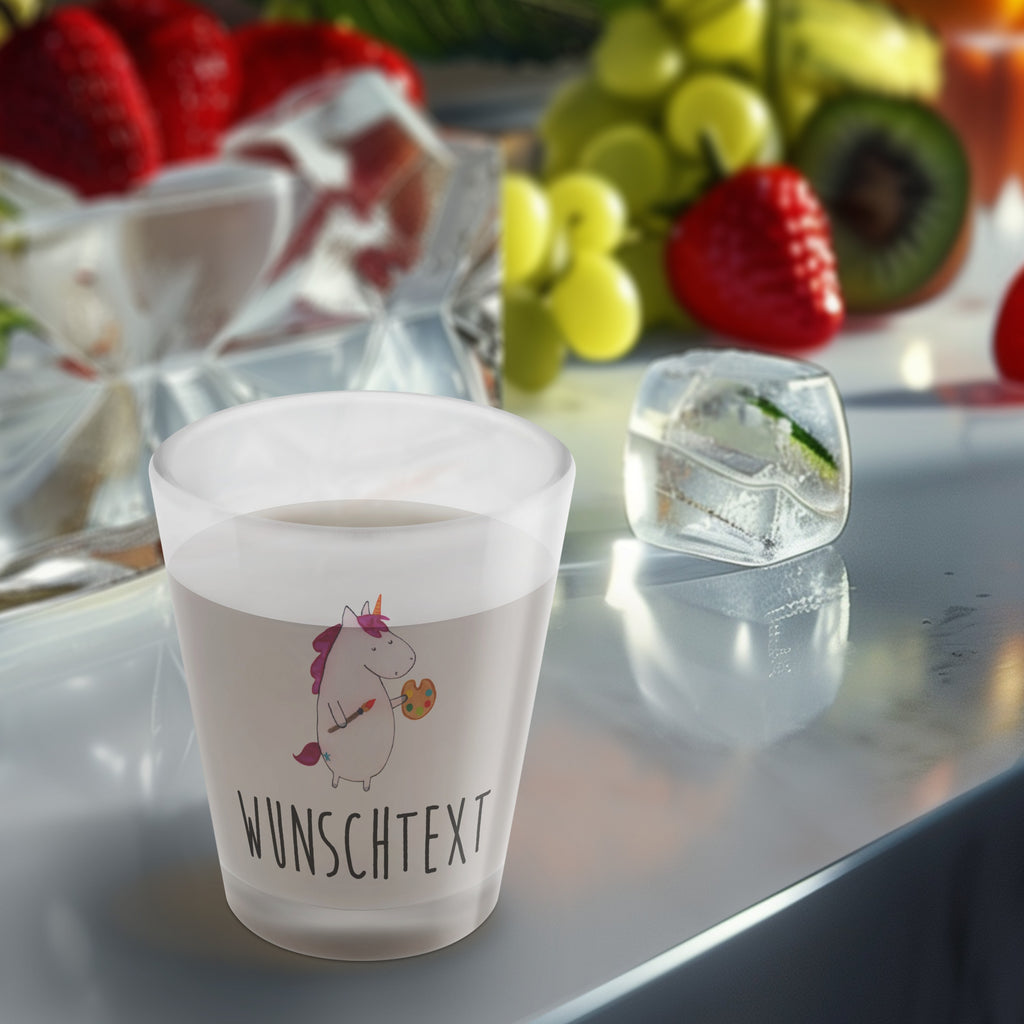 Personalisiertes Schnapsglas Einhorn Künstler Personalisiertes Schnapsglas, Schnapsglas mit Namen, Schnapsgläser personalisiert, personalisierte Schnapsgläser, Schnapsglas personalisieren, Schnapsglas Hochzeit, Schnapsglas mit Name, Schnapsglas Geschenk, Shot Gläser personalisieren, personalisierte Pinnchen, Schnapsglas zum Umhängen mit Namen, Einhorn, Einhörner, Einhorn Deko, Pegasus, Unicorn, Englisch, Künstler, Artist, Malen, Zeichnen, Welt, Farbe, Stift, Pinsel, Geschenk, Maler