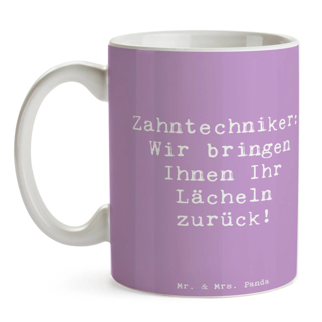 Tasse Spruch Zahntechniker: Wir bringen Ihnen Ihr Lächeln zurück! Tasse, Kaffeetasse, Teetasse, Becher, Kaffeebecher, Teebecher, Keramiktasse, Porzellantasse, Büro Tasse, Geschenk Tasse, Tasse Sprüche, Tasse Motive, Kaffeetassen, Tasse bedrucken, Designer Tasse, Cappuccino Tassen, Schöne Teetassen, Beruf, Ausbildung, Jubiläum, Abschied, Rente, Kollege, Kollegin, Geschenk, Schenken, Arbeitskollege, Mitarbeiter, Firma, Danke, Dankeschön