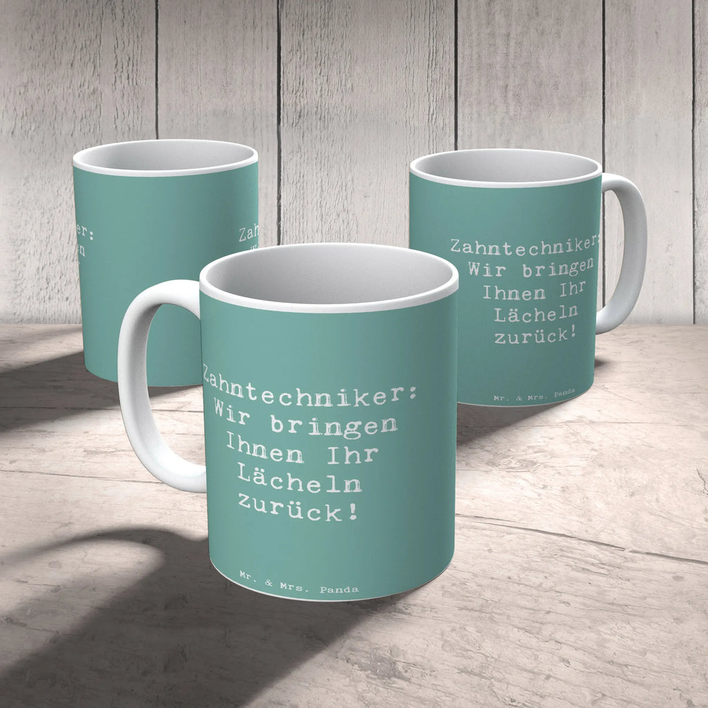Tasse Spruch Zahntechniker: Wir bringen Ihnen Ihr Lächeln zurück! Tasse, Kaffeetasse, Teetasse, Becher, Kaffeebecher, Teebecher, Keramiktasse, Porzellantasse, Büro Tasse, Geschenk Tasse, Tasse Sprüche, Tasse Motive, Kaffeetassen, Tasse bedrucken, Designer Tasse, Cappuccino Tassen, Schöne Teetassen, Beruf, Ausbildung, Jubiläum, Abschied, Rente, Kollege, Kollegin, Geschenk, Schenken, Arbeitskollege, Mitarbeiter, Firma, Danke, Dankeschön