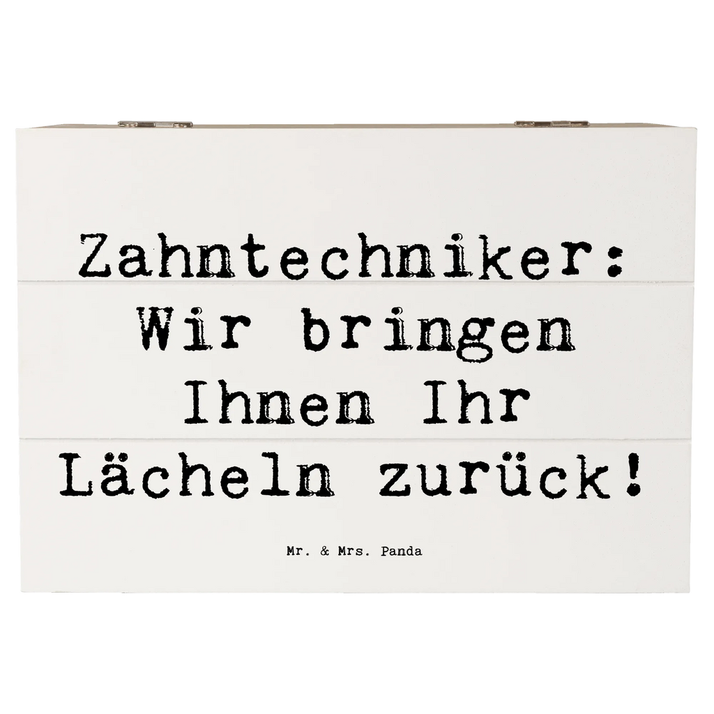 Holzkiste Spruch Zahntechniker: Wir bringen Ihnen Ihr Lächeln zurück! Holzkiste, Kiste, Schatzkiste, Truhe, Schatulle, XXL, Erinnerungsbox, Erinnerungskiste, Dekokiste, Aufbewahrungsbox, Geschenkbox, Geschenkdose, Beruf, Ausbildung, Jubiläum, Abschied, Rente, Kollege, Kollegin, Geschenk, Schenken, Arbeitskollege, Mitarbeiter, Firma, Danke, Dankeschön