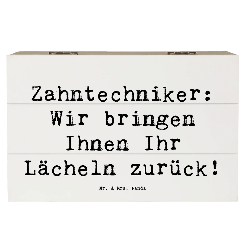 Holzkiste Spruch Zahntechniker: Wir bringen Ihnen Ihr Lächeln zurück! Holzkiste, Kiste, Schatzkiste, Truhe, Schatulle, XXL, Erinnerungsbox, Erinnerungskiste, Dekokiste, Aufbewahrungsbox, Geschenkbox, Geschenkdose, Beruf, Ausbildung, Jubiläum, Abschied, Rente, Kollege, Kollegin, Geschenk, Schenken, Arbeitskollege, Mitarbeiter, Firma, Danke, Dankeschön