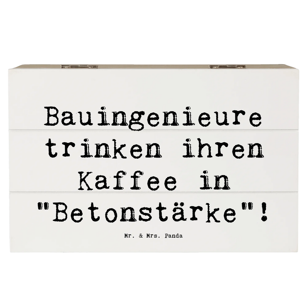 Holzkiste Spruch Bauingenieure trinken ihren Kaffee in "Betonstärke"! Holzkiste, Kiste, Schatzkiste, Truhe, Schatulle, XXL, Erinnerungsbox, Erinnerungskiste, Dekokiste, Aufbewahrungsbox, Geschenkbox, Geschenkdose, Beruf, Ausbildung, Jubiläum, Abschied, Rente, Kollege, Kollegin, Geschenk, Schenken, Arbeitskollege, Mitarbeiter, Firma, Danke, Dankeschön